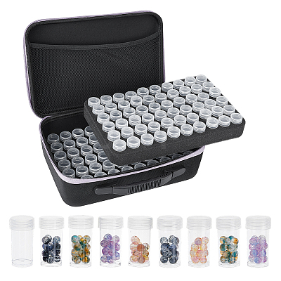 120Pcs Plastic Bead Storage Tubes Sets AJEW-WH0348-240-1