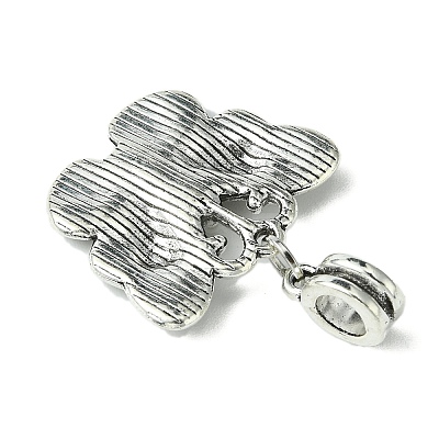 Halloween Tibetan Style Alloy European Dangle Charms PALLOY-JF00007-1
