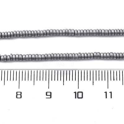 Electroplated Non-magnetic Hematite Beads Strands G-P571-A01-01D-1