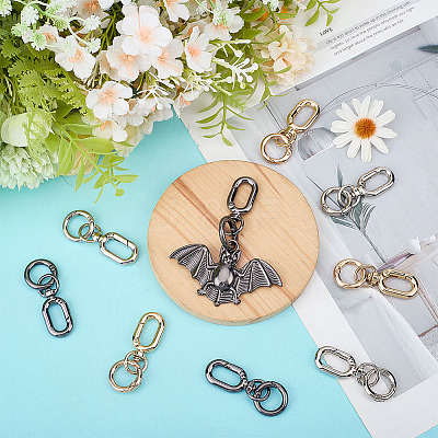 9Pcs 3 Colors Alloy Swivel Clasps HJEW-ME00045-1