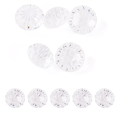 Cubic Zirconia Caqbochons ZIRC-TA0001-31-1