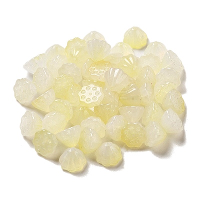 Two Tone Acrylic Beads OACR-H039-01D-1