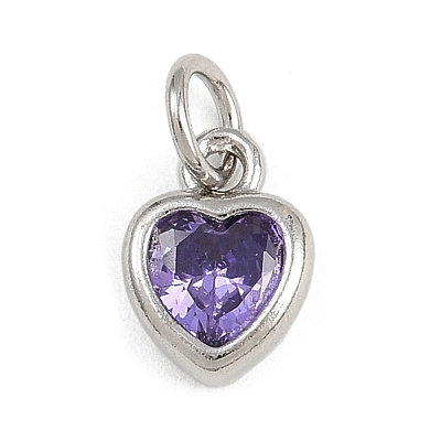 Brass with Cubic Zirconia Pendants KK-A269-67P-1