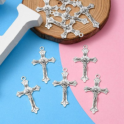10Pcs Zinc Tibetan Style Alloy Pendants FIND-YW0002-11-1