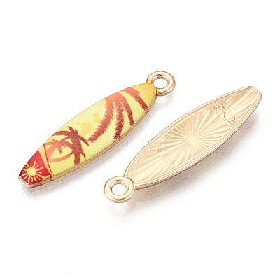 Alloy Enamel Pendants X-ENAM-T022-40KCG-1