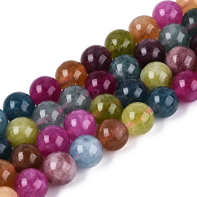Natural Quartz Beads Strands G-N363-8mm-06-1