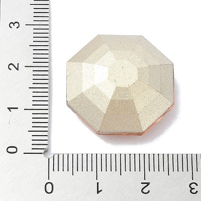 Faceted Glass Rhinestone Cabochons GGLA-C032-05B-1