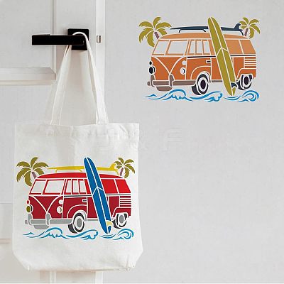 Large Plastic Reusable Drawing Painting Stencils Templates DIY-WH0202-231-1