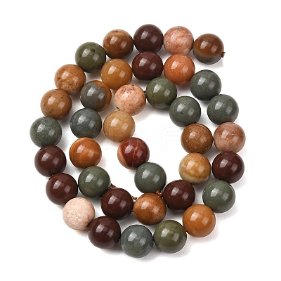 Natural Gobi Agate Mongolia Colorful Jade Beads Strands GG-CBA3173-A01-10mm-1
