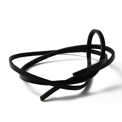 Flat Cowhide Leather Cord WL-WH0003-18D-01-1
