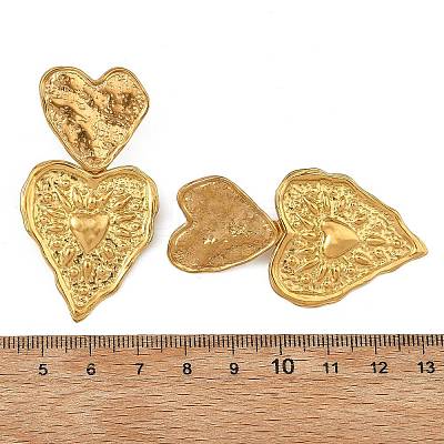 304 Stainless Steel Stud Dangle Earrings for Women EJEW-JE07475-03-1