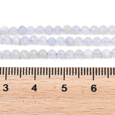 Natural Blue Lace Agate Beads Strands G-E411-12-3mm-02-1