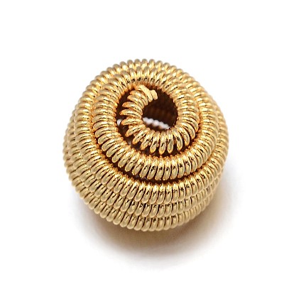 Round Brass Spring Beads KK-F0317-03-NR-1