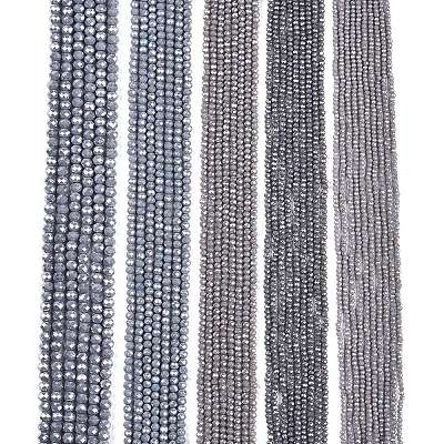 Electroplate Glass Beads Strands EGLA-A044-P4mm-A10-1