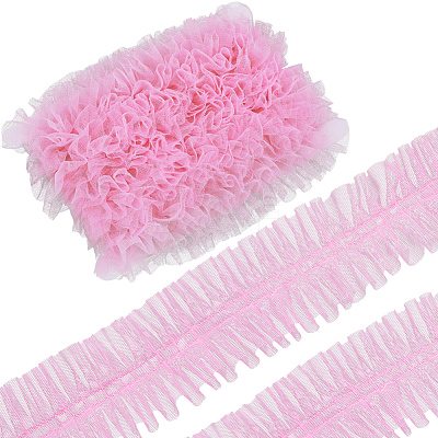 10M Polyester Pleated Lace Trim OCOR-GF0003-21A-1