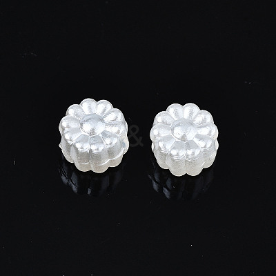 ABS Plastic Imitation Pearl Beads OACR-N008-116-1