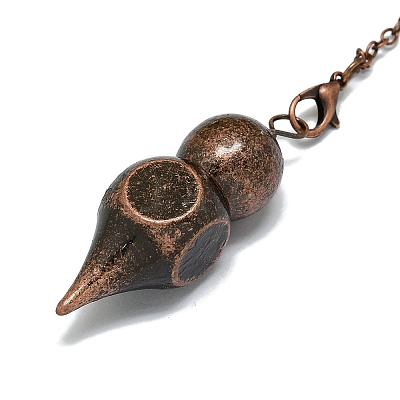 Brass Dowsing Pendulum Big Pendants G-Q165-04-1
