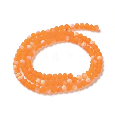 Transparent Glass Beads Strands EGLA-A034-T4mm-MB05-1