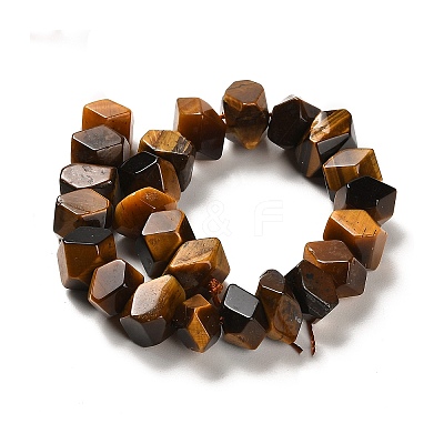 Natural Tiger Eye Beads Strands G-N327-05-16-1