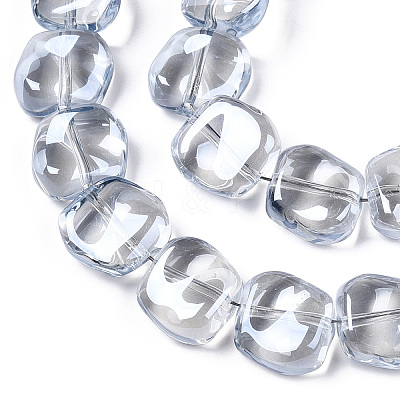 Electroplate Glass Beads Strand EGLA-S188-21-A02-1