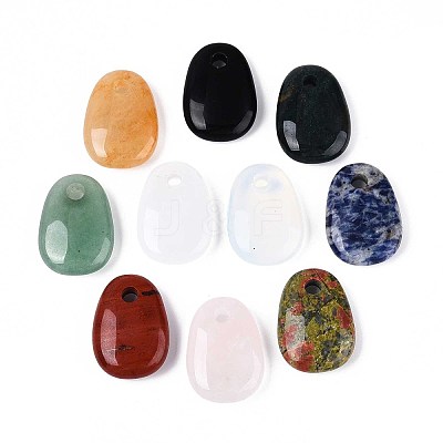 Natural & Synthetic Mixed Stone Pendants G-T142-42-1