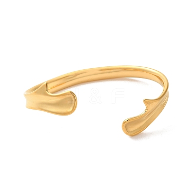 316 Stainless Steel Cuff Bangles BJEW-C053-02G-1