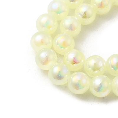 Plating Natural Selenite Beads Strands G-G120-A01-03-04-1