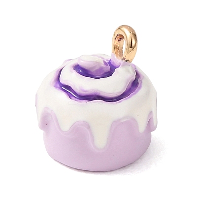Brass Enamel Pendants KK-CBA8989-01B-1