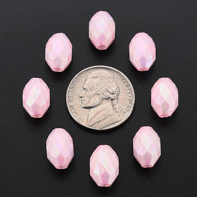 Opaque Acrylic Beads TACR-S153-32I-08-1