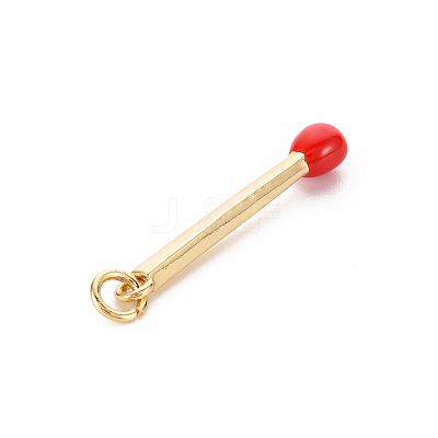 Brass Enamel Pendants X-KK-S362-032C-NR-1