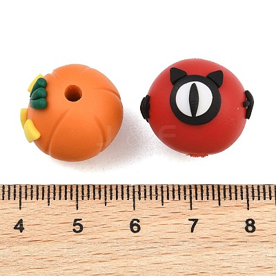 Halloween Handmade Polymer Clay Beads PR-CBA40AD-10-1