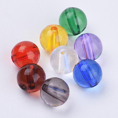 Transparent Acrylic Beads X-TACR-Q255-8mm-V-1
