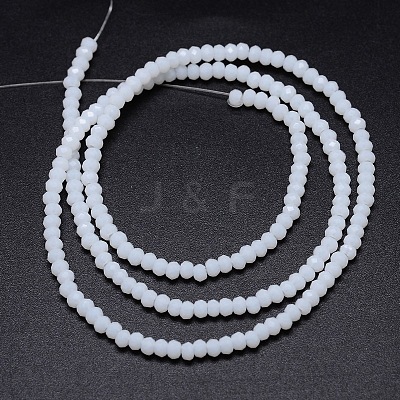 Faceted Rondelle Glass Beads Strands GLAA-M028-2mm-A12-1