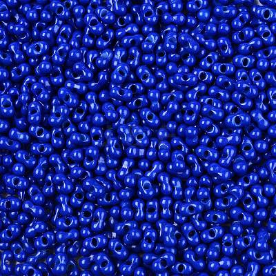 Baking Paint Glass Seed Beads SEED-A033-04E-1