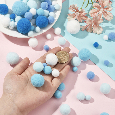 3 sets Polyester Ball Decoration DIY-SC0031-26E-1