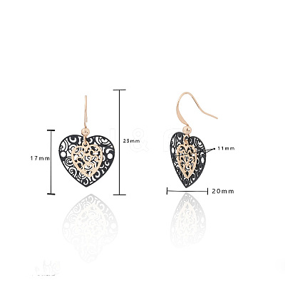 Brass Dangle Earrings WG9191F-02-1