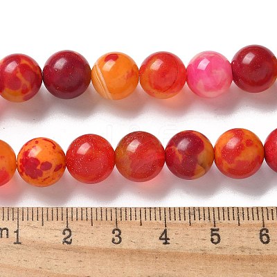 Natural Agate Beads Strands G-NH0001-G10-01-1