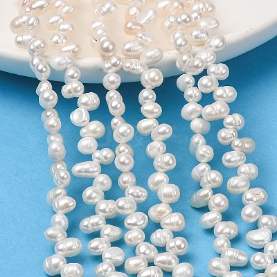 Natural Cultured Freshwater Pearl Beads Strands PA-CBABE82-03B-1