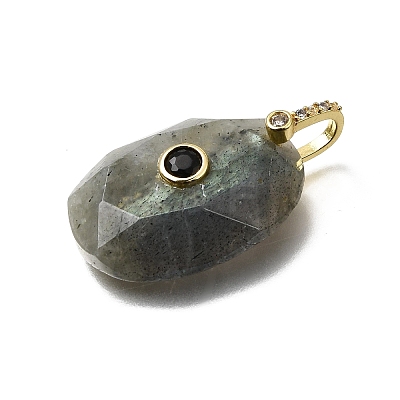 Natural Labradorite Pendants GG-CBA7610-06G-03-1
