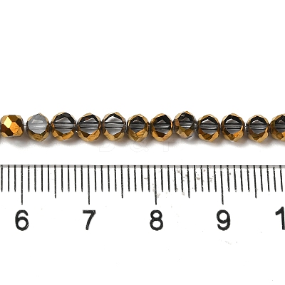 Electroplate Glass Beads Strands X-EGLA-P061-01B-02-1