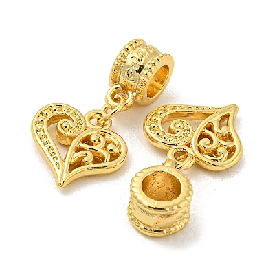 Tibetan Style Alloy European Dangle Charms PALLOY-F199-29G-1