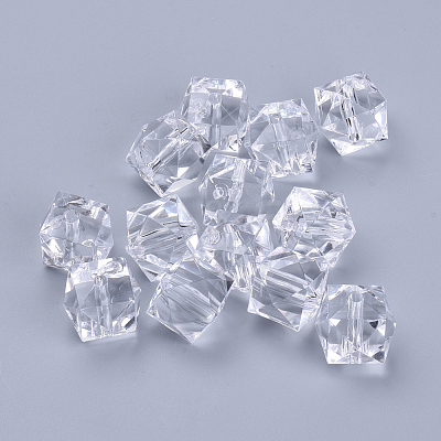 Transparent Acrylic Beads TACR-Q259-8mm-V01-01-1