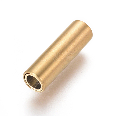 304 Stainless Steel Magnetic Clasps with Glue-in Ends STAS-F227-53A-G-1