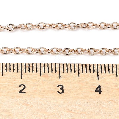 304 Stainless Steel Cable Chain Necklace Making STAS-P045-01RG-1
