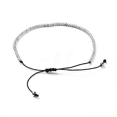 Nylon Thread Braided Beads Bracelets BJEW-JB04348-06-1