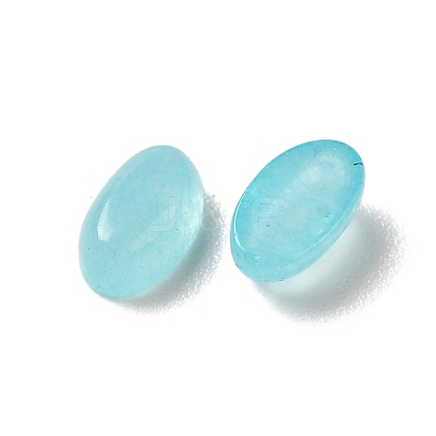 Natural White Jade Dyed Cabochons G-F772-01A-04-1