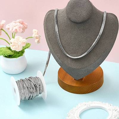 5M 304 Stainless Steel Snake Chains CHS-CJ0001-40-1