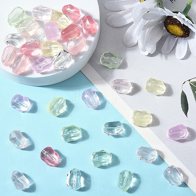 50Pcs Transparent Glass Beads GLAA-YW0004-83A-1