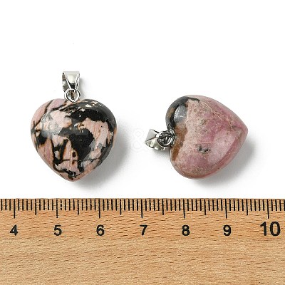 Natural Rhodonite Pendants G-F820-10A-26-1