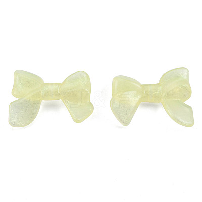 Transparent Luminous Acrylic Beads TACR-T007-11E-1
